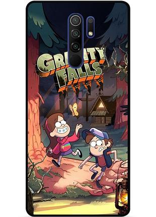 Силиконовый бампер чехол для xiaomi redmi note 8 pro с рисунком gravity falls гравити фолз