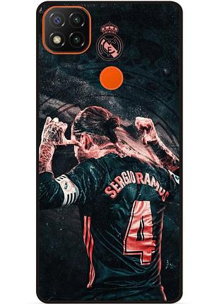 Силіконовий чохол бампер для xiaomi redmi 9c з малюнком серхио рамос sergio ramos