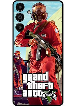 Силіконовий бампер чохол для samsung s21 з малюнком gta гта