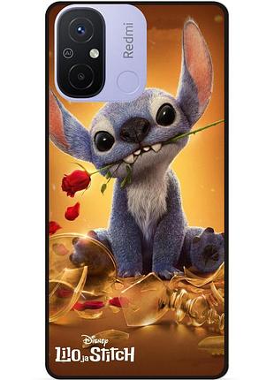 Силіконовий бампер чохол для xiaomi redmi 12c стіч stitch