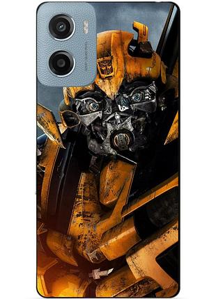 Силіконовий чохол бампер для motorola moto g05 з малюнком бамблбі bumblebee трансформери