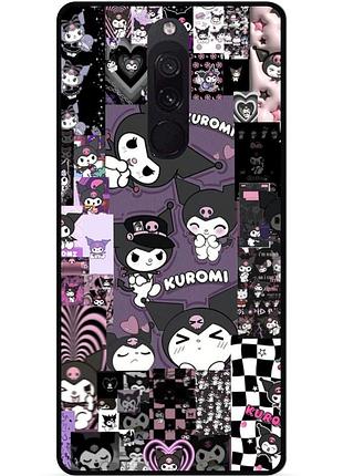 Чехол силиконовый бампер для xiaomi redmi 8 с картинкой kuromi куроми
