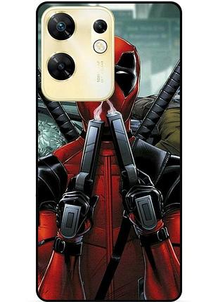 Силіконовий бампер чохол для infinix zero 30 4g з малюнком дедпул deadpool