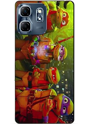 Силіконовий чохол бампер для infinix smart 9 (x6532) черепашки ніндзя