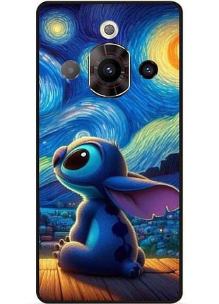 Силиконовый бампер чехол для zte nubia focus pro stitch лило и стич