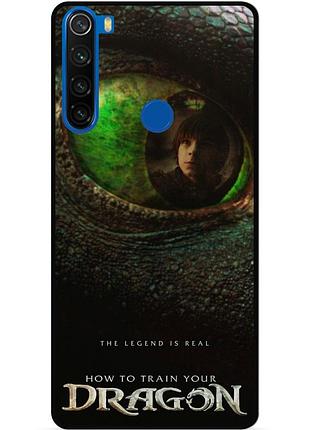 Силиконовый чехол для xiaomi redmi note 8t с рисунком как приручить дракона dragon