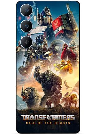 Силіконовий чохол бампер для realme c65 з картинкою звіробої трансформери transformers