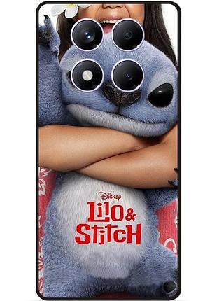 Силіконовий бампер чохол для xiaomi poco x7 стіч stitch