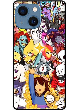 Силіконовий чохол бампер для iphone 15 з малюнком undertale андертейл