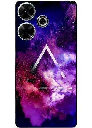 Силіконовий чохол бампер для infinix hot 30 (x6831) з малюнком космос галактика