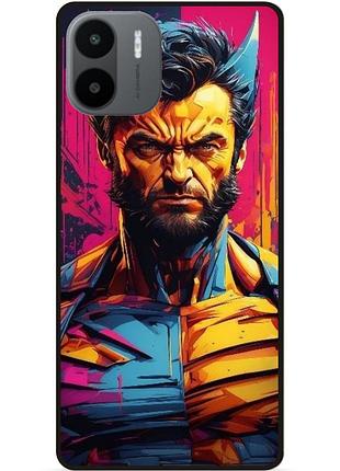 Чехол силиконовый бампер для xiaomi redmi a2 с рисунком росомаха marvel логан