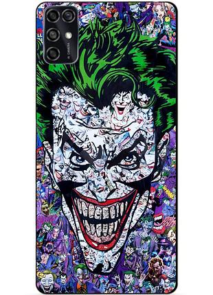 Чехол силиконовый бампер для zte blade v2020 smart с рисунком джокер joker