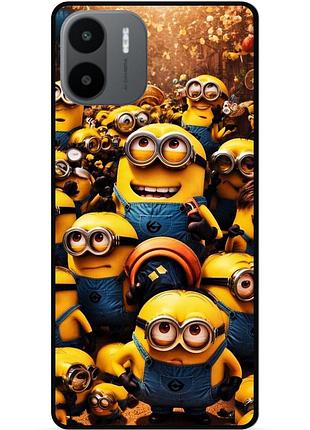 Силиконовый бампер чехол для xiaomi redmi a2 с картинкой minion миньоны