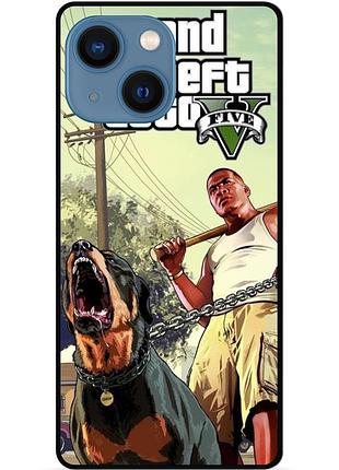 Силіконовий бампер чохол для iphone 13 з малюнком gta гта