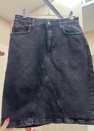 Юбка джинсова zara