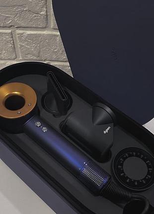 Фен dyson supersonic blue/rich