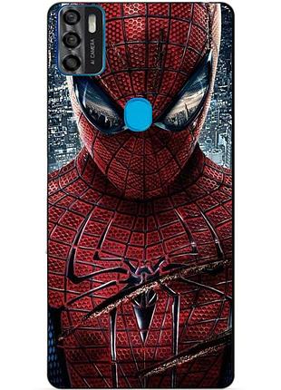Чехол силиконовый бампер для zte blade a7s человек паук spider man
