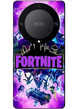 Чехол силиконовый бампер для huawei honor magic 6 lite с рисунком fortnite marvel фортнайт марвел