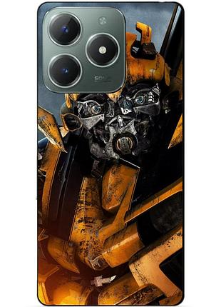 Чехол силиконовый бампер для realme c61 с рисунком бамблби bumblebee трансформеры