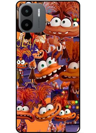 Чехол силиконовый бампер для xiaomi redmi a2 с рисунком головоломка тревожность