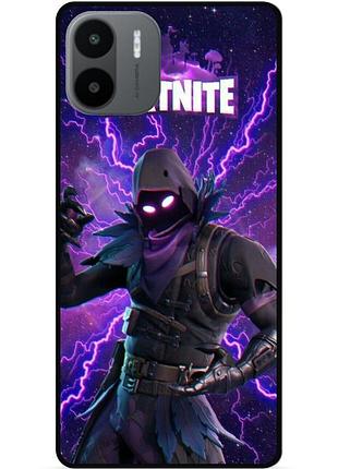 Силиконовый чехол бампер для xiaomi redmi a2 с картинкой fortnite фортнайт