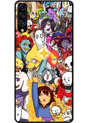 Силіконовий чохол бампер для samsung m20 з малюнком undertale андертейл