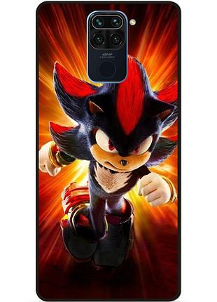 Силіконовий бампер чохол для xiaomi redmi note 9 з малюнком соник sonik
