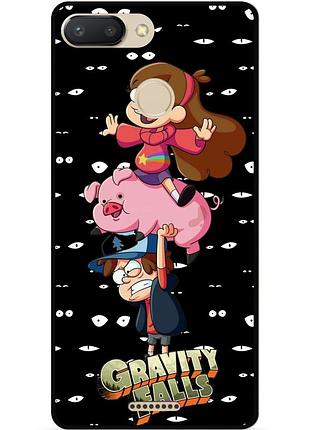 Силиконовый бампер чехол для xiaomi redmi 6 с картинкой gravity falls гравити фолз