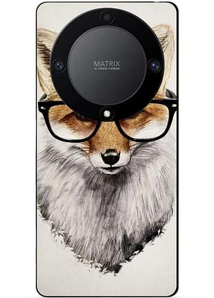 Чехол силиконовый бампер для huawei honor magic 6 lite с рисунком лиса
