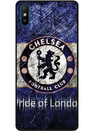 Чехол силиконовый бампер для huawei y5 2019 с рисунком челси chelsea