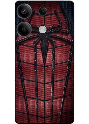 Силиконовый бампер чехол для xiaomi redmi note 13 pro 5g с картинкой человек паук spider man