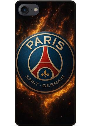 Чехол силиконовый бампер для huawei y5 2018 с рисунком psg псж