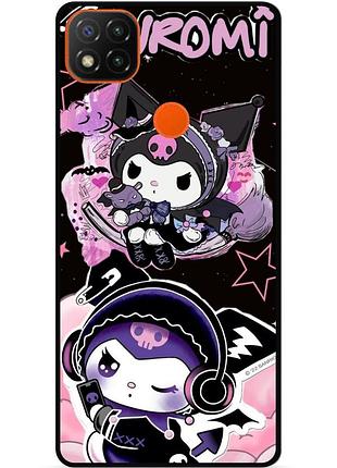 Силіконовий бампер чохол для xiaomi redmi 9c з малюнком kuromi куроми