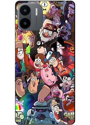 Силіконовий чохол бампер для xiaomi redmi a2 з малюнком гравіті фолз gravity falls