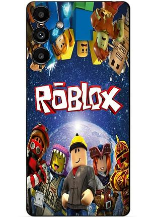 Силіконовий чохол бампер для samsung s21 з малюнком роблокс roblox
