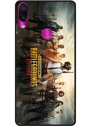 Силіконовий чохол бампер для huawei p smart z з малюнком пабг pubg