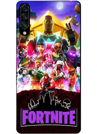Силиконовый бампер чехол для samsung m11 с рисунком fortnite фортнайт