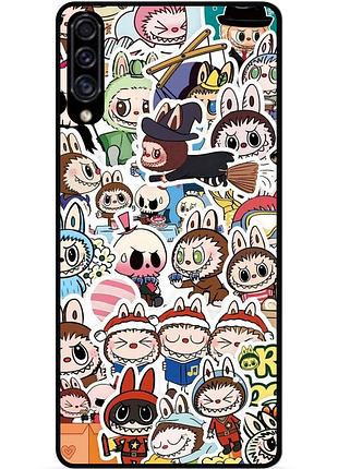 Силиконовый чехол бампер для samsung m20 с картинкой лабубу labubu