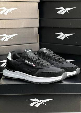 Reebok classic black white 3