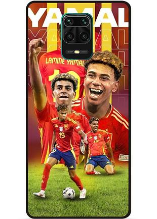 Силіконовий чохол бампер для xiaomi redmi note 9s з малюнком ламин ямаль lamine yamal испания