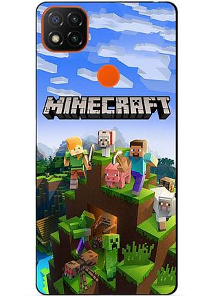 Силіконовий чохол бампер для zte blade 20 smart з малюнком minecraft майнкрафт