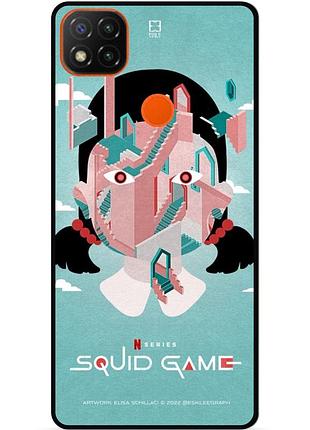 Силиконовый чехол для zte blade 20 smart с рисунком игра в кальмара squid game