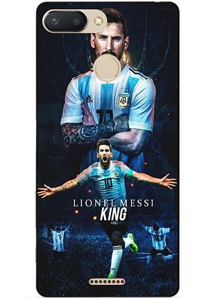 Силиконовый бампер чехол для xiaomi redmi 6 с рисунком messi аргентина месси