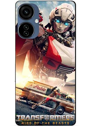 Силіконовий чохол бампер для oppo a3 з малюнком арсі трансформери