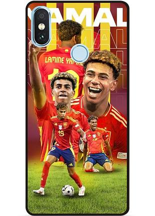 Чехол силиконовый бампер для xiaomi mi 8 с рисунком ламин ямаль lamine yamal испания