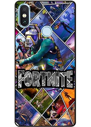 Силіконовий чохол бампер для xiaomi mi a2 lite lite з малюнком фортнайт fortnite 1, xiaomi mi a2 lite