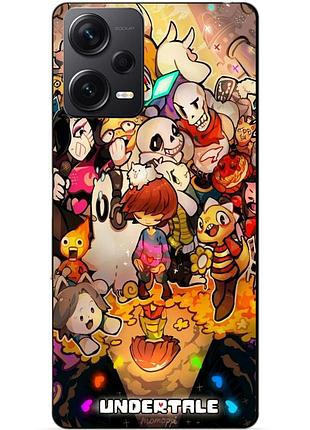 Силіконовий чохол бампер для xiaomi redmi note 12 pro plus з малюнком андертейл undertale