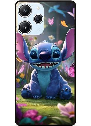 Силиконовый бампер чехол для xiaomi redmi 12 стич и лило stitch
