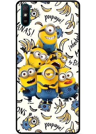 Силіконовий чохол бампер для huawei y5 2019 з малюнком міньйони minion