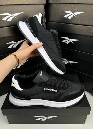 Reebok classic black white 6